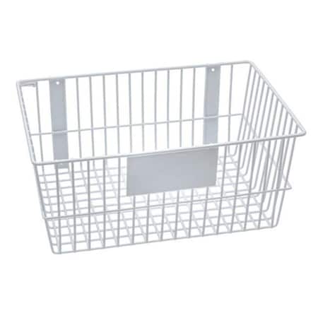 Rack Em Racks RACKEM RACKS 9191-W 18 x 12 x 8 in. Wire Basket - White 9191-W